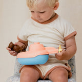 LE SOUS-MARIN BATEAU DE PETIT OURS BRUN