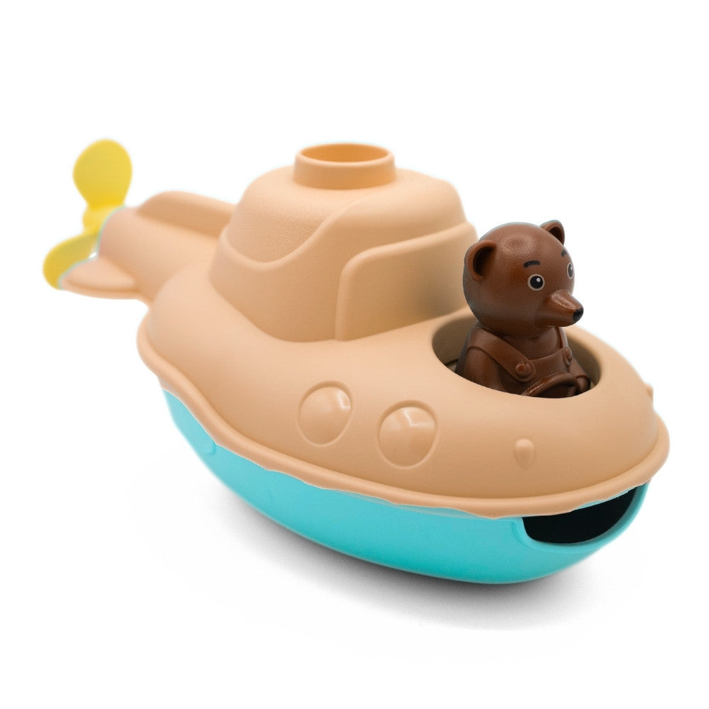 LE SOUS-MARIN BATEAU DE PETIT OURS BRUN