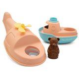 L'HÉLICOPTÈRE BATEAU DE PETIT OURS BRUN